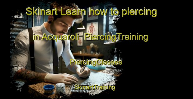 Skinart Learn how to piercing in Acquaroli | #PiercingTraining #PiercingClasses #SkinartTraining-Italy