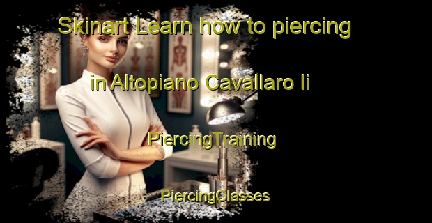 Skinart Learn how to piercing in Altopiano Cavallaro Ii | #PiercingTraining #PiercingClasses #SkinartTraining-Italy