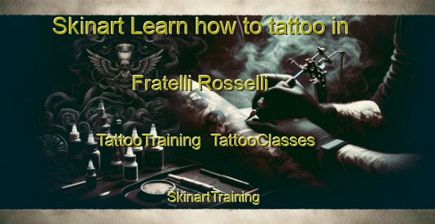 Skinart Learn how to tattoo in Fratelli Rosselli | TattooTraining | TattooClasses | SkinartTraining-Italy