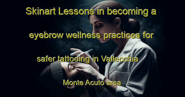 Skinart Lessons in becoming a eyebrow wellness practices for safer tattooing in Vallecchia Monte Acuto area | EyebrowTraining | EyebrowClasses | SkinartTraining-Italy