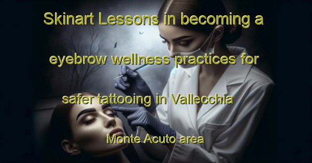 Skinart Lessons in becoming a eyebrow wellness practices for safer tattooing in Vallecchia Monte Acuto area | EyebrowTraining | EyebrowClasses | SkinartTraining-Italy