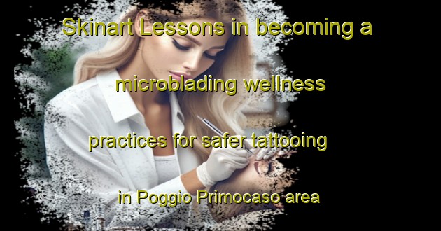 Skinart Lessons in becoming a microblading wellness practices for safer tattooing in Poggio Primocaso area | MicrobladingTraining | MicrobladingClasses | SkinartTraining-Italy