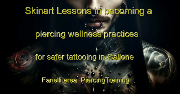 Skinart Lessons in becoming a piercing wellness practices for safer tattooing in Gallone Fanelli area | PiercingTraining | PiercingClasses | SkinartTraining-Italy