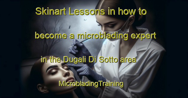 Skinart Lessons in how to become a microblading expert in the Dugali Di Sotto area | MicrobladingTraining | MicrobladingClasses | SkinartTraining-Italy