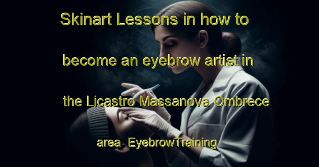 Skinart Lessons in how to become an eyebrow artist in the Licastro Massanova Ombrece area | EyebrowTraining | EyebrowClasses | SkinartTraining-Italy