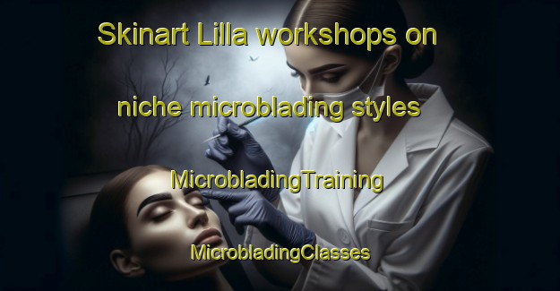 Skinart Lilla workshops on niche microblading styles | #MicrobladingTraining #MicrobladingClasses #SkinartTraining-Italy