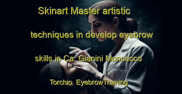 Skinart Master artistic techniques in develop eyebrow skills in Ca  Gianini Moncecco Torchio | EyebrowTraining | EyebrowClasses | SkinartTraining-Italy