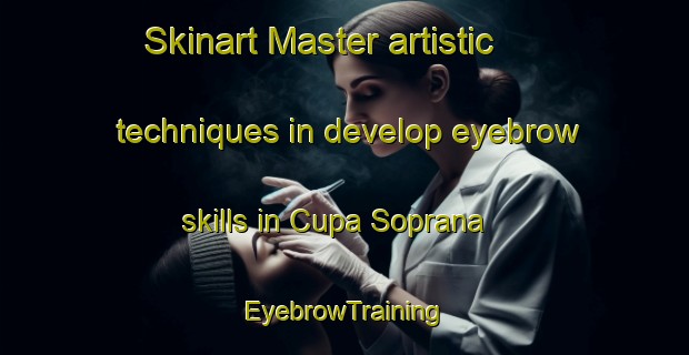 Skinart Master artistic techniques in develop eyebrow skills in Cupa Soprana | EyebrowTraining | EyebrowClasses | SkinartTraining-Italy