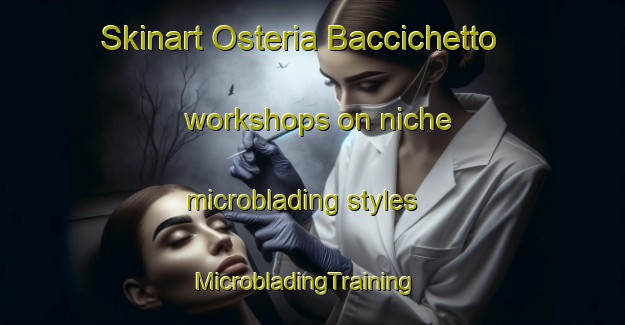 Skinart Osteria Baccichetto workshops on niche microblading styles | MicrobladingTraining | MicrobladingClasses | SkinartTraining-Italy