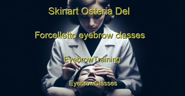 Skinart Osteria Del Forcelletto eyebrow classes | EyebrowTraining | EyebrowClasses | SkinartTraining-Italy