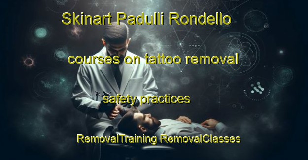 Skinart Padulli Rondello courses on tattoo removal safety practices | #RemovalTraining #RemovalClasses #SkinartTraining-Italy