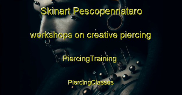 Skinart Pescopennataro workshops on creative piercing | #PiercingTraining #PiercingClasses #SkinartTraining-Italy