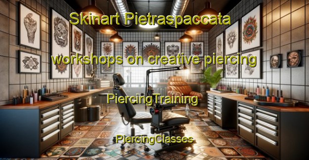 Skinart Pietraspaccata workshops on creative piercing | #PiercingTraining #PiercingClasses #SkinartTraining-Italy