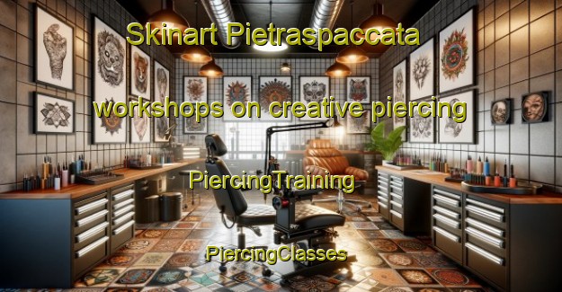 Skinart Pietraspaccata workshops on creative piercing | PiercingTraining | PiercingClasses | SkinartTraining-Italy