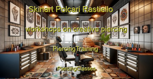 Skinart Polcari Rastiello workshops on creative piercing | #PiercingTraining #PiercingClasses #SkinartTraining-Italy