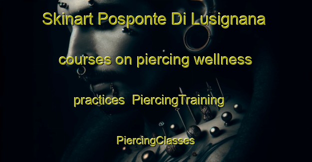 Skinart Posponte Di Lusignana courses on piercing wellness practices | #PiercingTraining #PiercingClasses #SkinartTraining-Italy