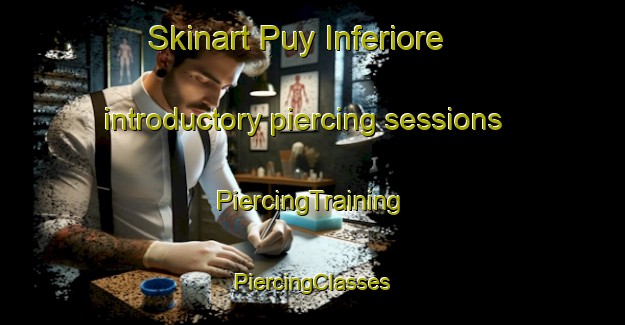 Skinart Puy Inferiore introductory piercing sessions | #PiercingTraining #PiercingClasses #SkinartTraining-Italy