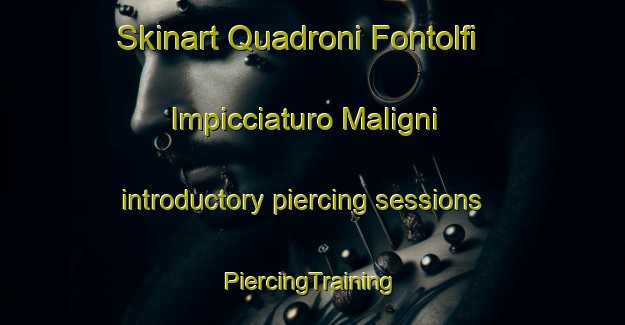 Skinart Quadroni Fontolfi Impicciaturo Maligni introductory piercing sessions | #PiercingTraining #PiercingClasses #SkinartTraining-Italy