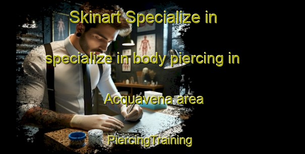 Skinart Specialize in specialize in body piercing in Acquavena area | #PiercingTraining #PiercingClasses #SkinartTraining-Italy