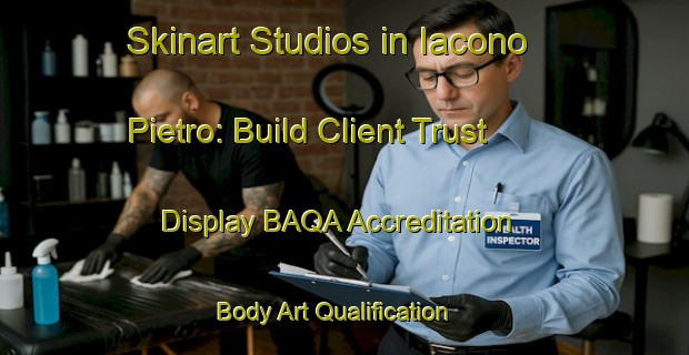 Skinart Studios in Iacono Pietro: Build Client Trust - Display BAQA Accreditation | Body Art Qualification Authority | BAQA-Italy