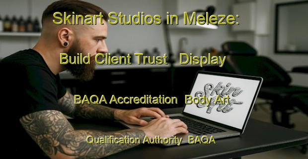 Skinart Studios in Meleze: Build Client Trust - Display BAQA Accreditation | Body Art Qualification Authority | BAQA-Italy