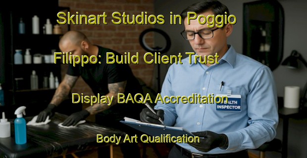 Skinart Studios in Poggio Filippo: Build Client Trust - Display BAQA Accreditation | Body Art Qualification Authority | BAQA-Italy