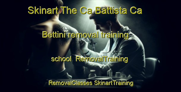 Skinart The Ca Battista Ca  Bettini removal training school | #RemovalTraining #RemovalClasses #SkinartTraining-Italy