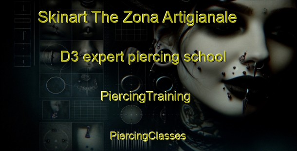 Skinart The Zona Artigianale  D3 expert piercing school | #PiercingTraining #PiercingClasses #SkinartTraining-Italy