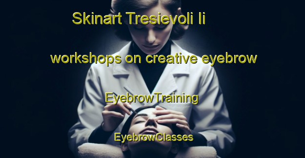 Skinart Tresievoli Ii workshops on creative eyebrow | EyebrowTraining | EyebrowClasses | SkinartTraining-Italy