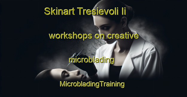 Skinart Tresievoli Ii workshops on creative microblading | #MicrobladingTraining #MicrobladingClasses #SkinartTraining-Italy