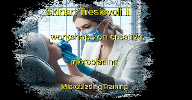 Skinart Tresievoli Ii workshops on creative microblading | #MicrobladingTraining #MicrobladingClasses #SkinartTraining-Italy