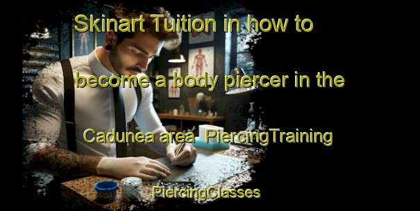 Skinart Tuition in how to become a body piercer in the Cadunea area | PiercingTraining | PiercingClasses | SkinartTraining-Italy