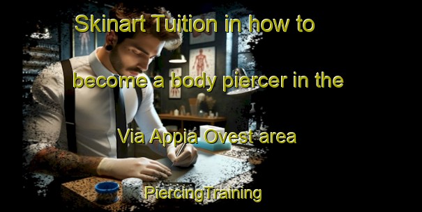 Skinart Tuition in how to become a body piercer in the Via Appia Ovest area | PiercingTraining | PiercingClasses | SkinartTraining-Italy