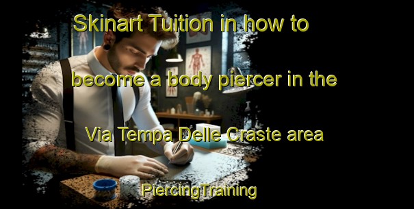 Skinart Tuition in how to become a body piercer in the Via Tempa Delle Craste area | PiercingTraining | PiercingClasses | SkinartTraining-Italy