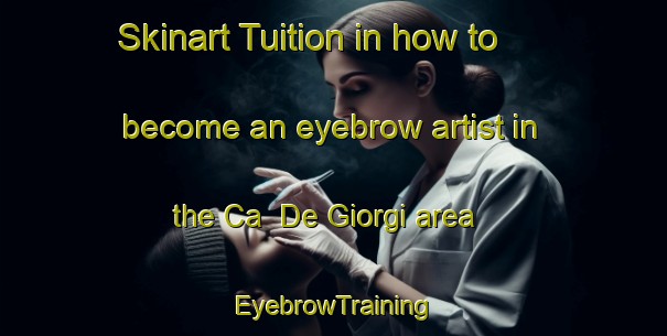 Skinart Tuition in how to become an eyebrow artist in the Ca  De Giorgi area | EyebrowTraining | EyebrowClasses | SkinartTraining-Italy