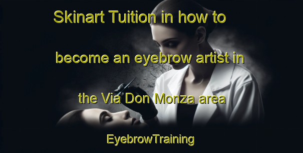 Skinart Tuition in how to become an eyebrow artist in the Via Don Monza area | EyebrowTraining | EyebrowClasses | SkinartTraining-Italy