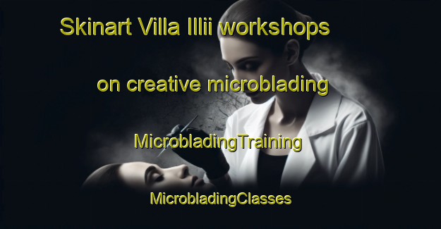 Skinart Villa Illii workshops on creative microblading | #MicrobladingTraining #MicrobladingClasses #SkinartTraining-Italy