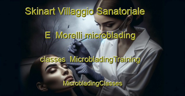 Skinart Villaggio Sanatoriale E  Morelli microblading classes | #MicrobladingTraining #MicrobladingClasses #SkinartTraining-Italy