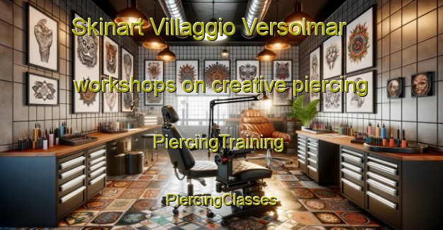 Skinart Villaggio Versolmar workshops on creative piercing | #PiercingTraining #PiercingClasses #SkinartTraining-Italy