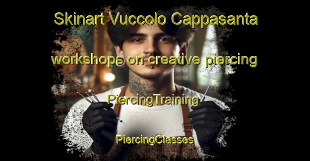 Skinart Vuccolo Cappasanta workshops on creative piercing | #PiercingTraining #PiercingClasses #SkinartTraining-Italy