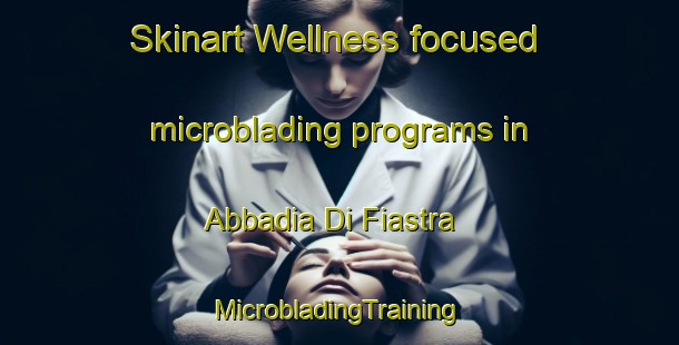 Skinart Wellness-focused microblading programs in Abbadia Di Fiastra | #MicrobladingTraining #MicrobladingClasses #SkinartTraining-Italy