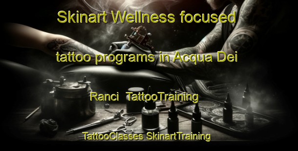 Skinart Wellness-focused tattoo programs in Acqua Dei Ranci | #TattooTraining #TattooClasses #SkinartTraining-Italy